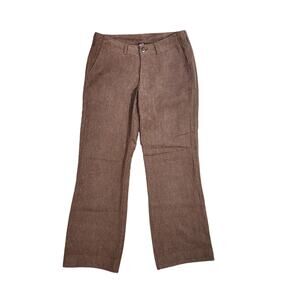 Patagonia Womans Hemp Brown Wide Leg Pants size 10